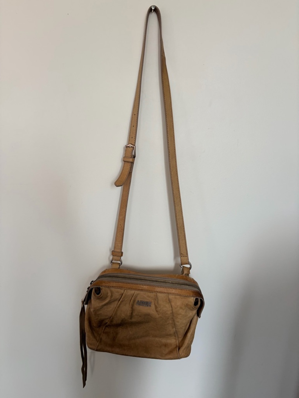 Aimee Kestenberg Leather Tan Crossbody